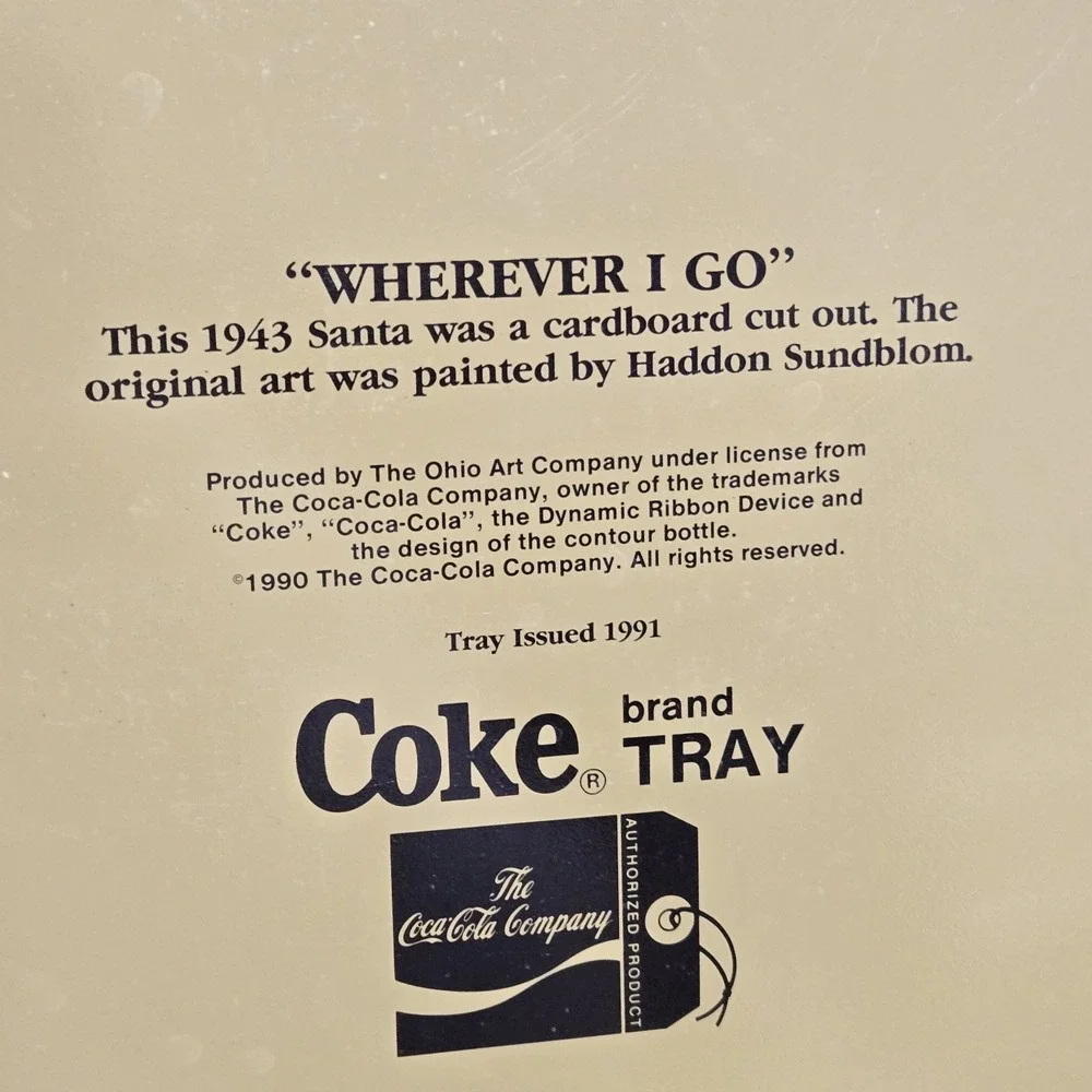 Vintage 1991 Coca Cola 